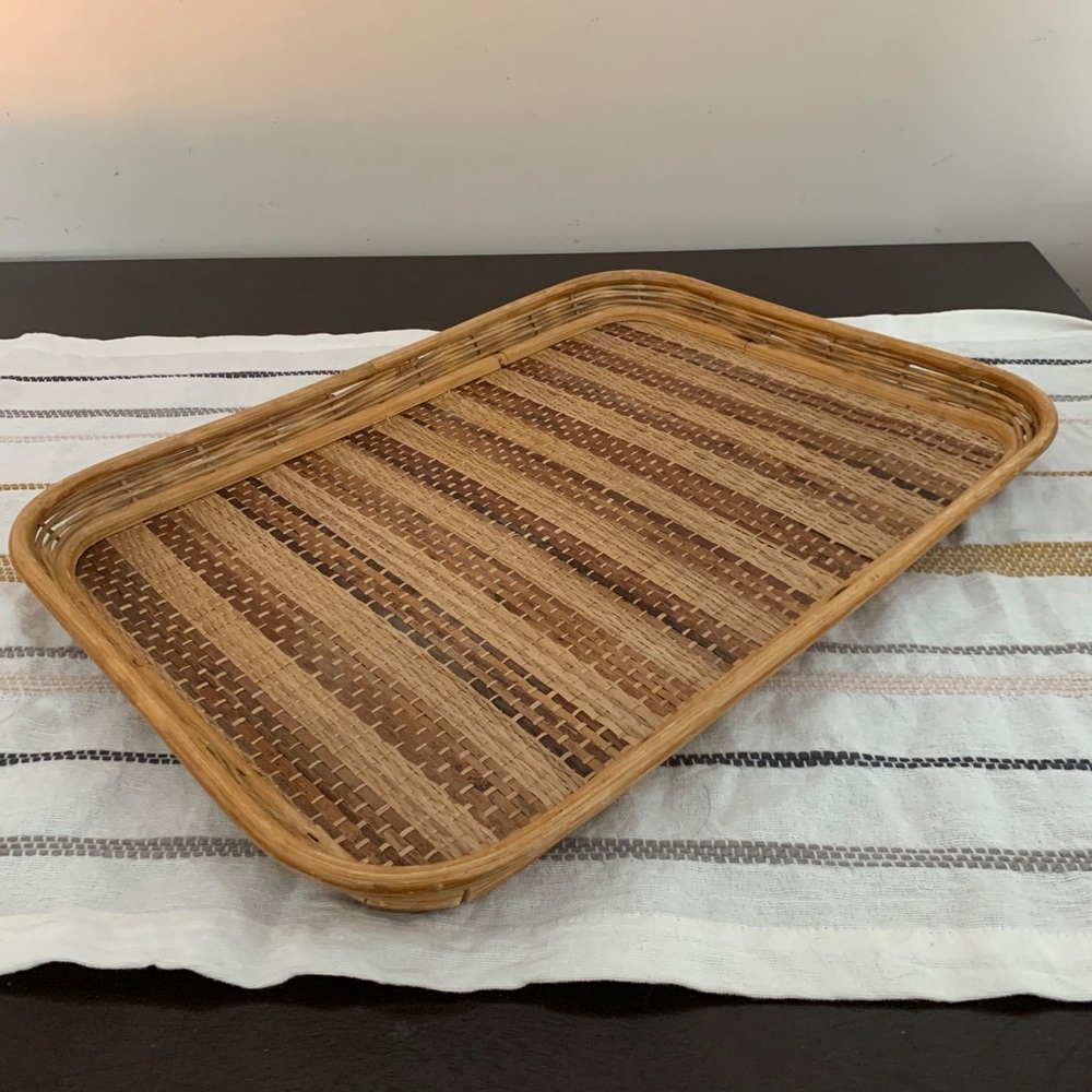 Wicker Rattan Tray